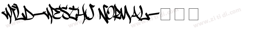 Wild-WestHU Normal字体转换